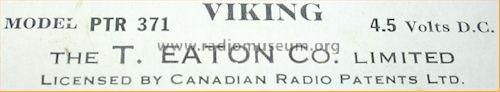Viking PTR 371 PTR 371; Eaton Co. Ltd., The (ID = 495038) Radio