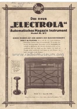 Automatisches Magazin Instrument W2; Electrola GmbH (ID = 1068970) TalkingM