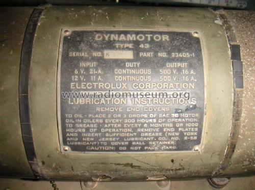 Dynamotor PE-103A; Electrolux (ID = 1521927) Power-S
