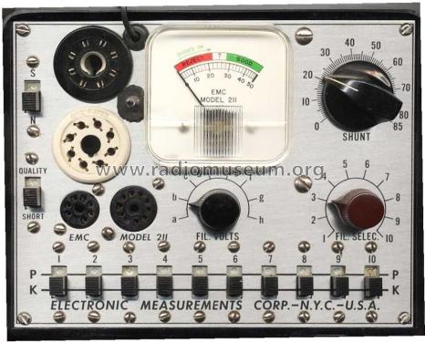 Tube Tester EMC 211; Electronic (ID = 1108270) Equipment