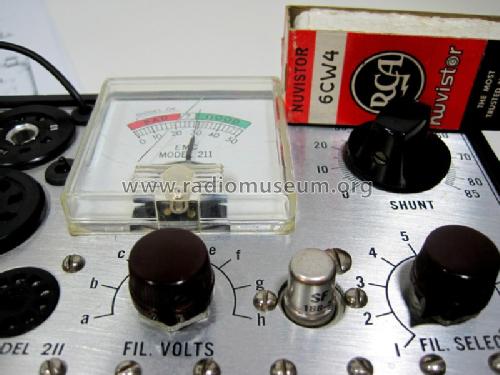 Tube Tester EMC 211; Electronic (ID = 1485598) Equipment