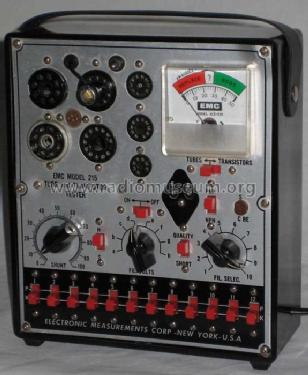 Tube and Transistor Tester EMC-215; Electronic (ID = 409542) Equipment
