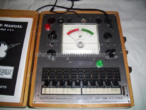 Tube Tester EMC-205; Electronic (ID = 1151727) Equipment