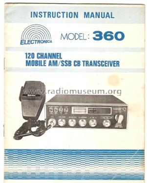 120 Channel Mobile AM/SSB CB Transceiver 360; Electronica; where? (ID = 2272851) Citizen