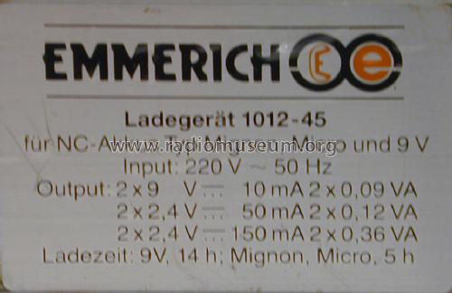 Ladegerät 1012-45; Electronicvertrieb (ID = 1277886) Power-S