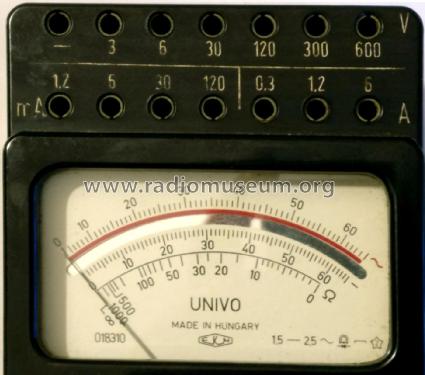 Multimeter UNIVO; Elektromos (ID = 2140496) Equipment