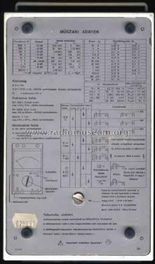 Univerzal Meter Ganzuniv-3; Elektromos (ID = 801364) Equipment