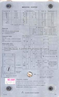 Univerzal Meter Ganzuniv-4; Elektromos (ID = 860892) Equipment