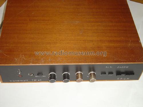 Junior TW 40; Elektronika Praha; (ID = 426352) Ampl/Mixer