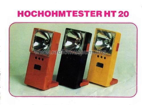 Hochohmtester HT20; Elektro-Anlagenbau (ID = 1789070) Equipment