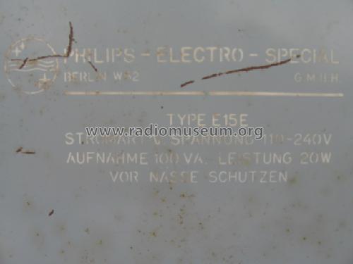 E15E; Philips Electro (ID = 202653) Ampl/Mixer
