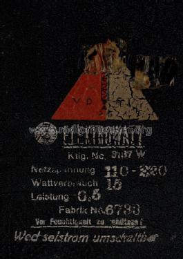 3137W; Elektro-Watt GmbH, (ID = 2611247) Radio