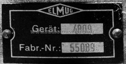 Kofferverstärker R4809; ELMUG, (ID = 2431697) Ampl/Mixer