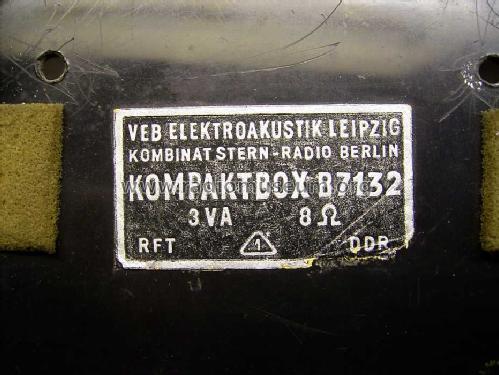 Kompaktbox B7132; Elektrogerätebau (ID = 1876869) Speaker-P
