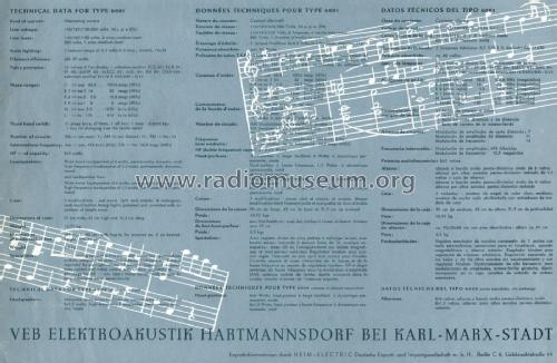 Rossini Stereo 6001; Elektroakustik (ID = 1976181) Radio