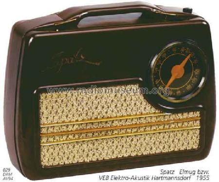 Spatz 5501; Elektroakustik (ID = 1560) Radio