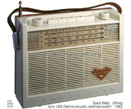 Spatz baby 6102TR; Elektroakustik (ID = 1562) Radio