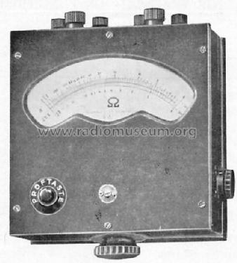 Ohmmeter ; Elektrodyn, Emanuel (ID = 207198) Equipment