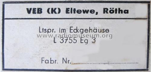 Ecklautsprecher L3755 Eg3; Elektrogerätebau (ID = 1189211) Altavoz-Au