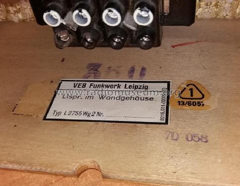 Gehäuselautsprecher L 2755 Wg; Elektrogerätebau (ID = 2189584) Parleur