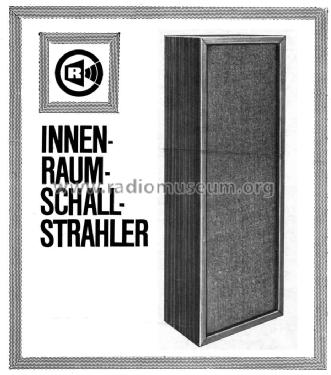 Innenraum-Schallstrahler ; Elektrogerätebau (ID = 1209590) Parleur