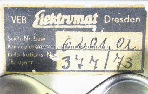 Stereo-Kopfhörerverstärker 6201-02; Elektromat, VEB; (ID = 186114) Ampl/Mixer