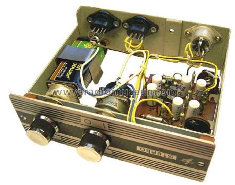 Stereo-Kopfhörerverstärker 6201-02; Elektromat, VEB; (ID = 278401) Ampl/Mixer