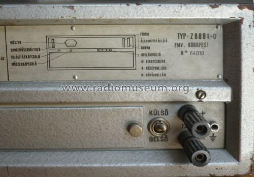 BM Vevő ZB 004-0; Elektromechanikai (ID = 1464799) Radio