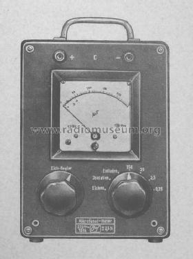 Mikrofarad-Meter ; Elektromess Dresden; (ID = 517441) Equipment