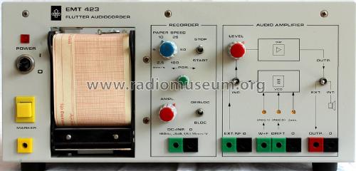 Flutter Audiocorder EMT 423; Elektromesstechnik (ID = 2921612) Equipment
