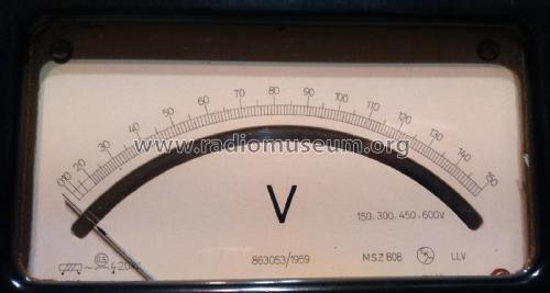 Voltmérő - Voltmeter LLV; Elektromos (ID = 2401646) Equipment