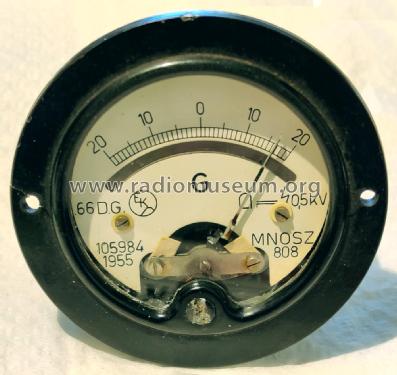 Galvanométer 66 D.G.; Elektromos (ID = 2731176) Equipment