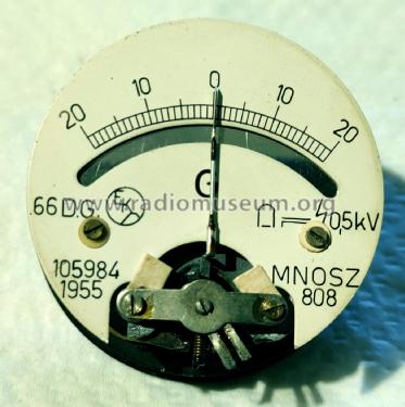 Galvanométer 66 D.G.; Elektromos (ID = 2731187) Equipment