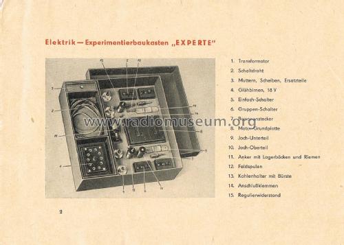 Elektrik-Experimentierbaukasten Experte; Elektromotorenwerk G (ID = 2332583) Kit