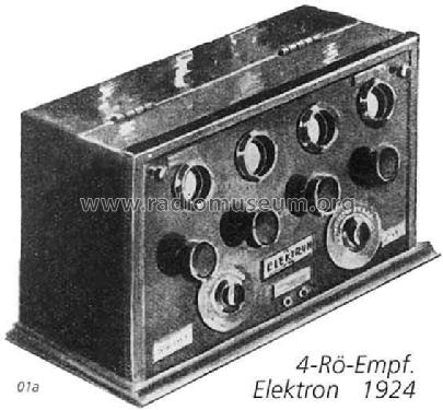 4-Röhrenempfänger ; Elektron, Ges.f. (ID = 1559) Radio