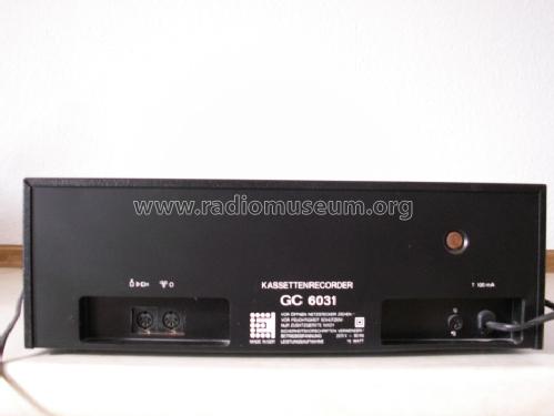 Geracord GC6031; Elektronik Gera, VEB (ID = 441055) R-Player