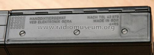 HDG243; Elektronik Gera, VEB (ID = 2638723) R-Player