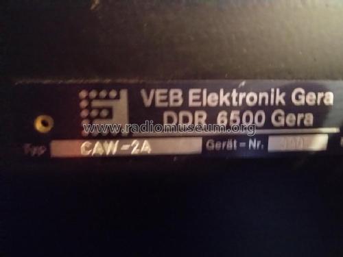 Kassetten-Aufnahmegerät CAW-2A; Elektronik Gera, VEB (ID = 3006345) R-Player