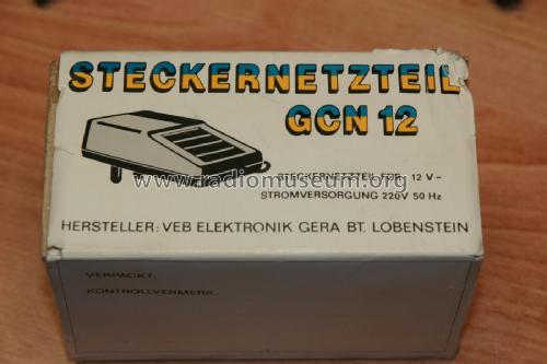 Steckernetzteil GCN12; Elektronik Gera, VEB (ID = 2065200) Power-S