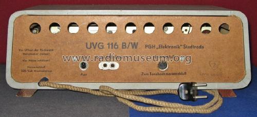 Avanti UVG116B/W; Elektronik Stadtroda (ID = 1714766) Radio