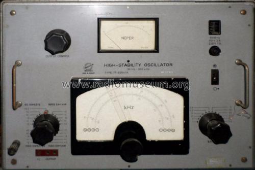 High-Stability Oscillator TT0204/A; Elektronika (ID = 2062975) Equipment