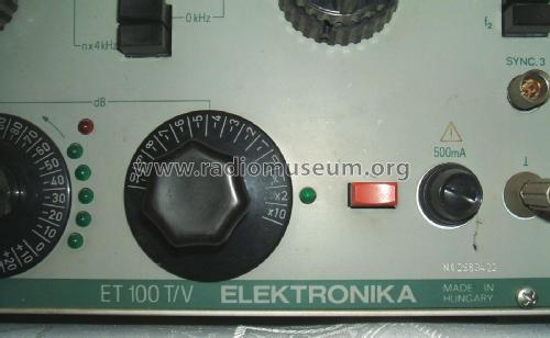 Level Meter ET 100 T/V; Elektronika (ID = 2112450) Equipment