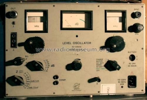 Level Oscillator ET70T/A; Elektronika (ID = 793376) Equipment