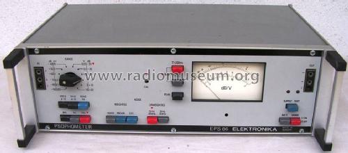 Psophometer EPS-86; Elektronika (ID = 1004239) Equipment