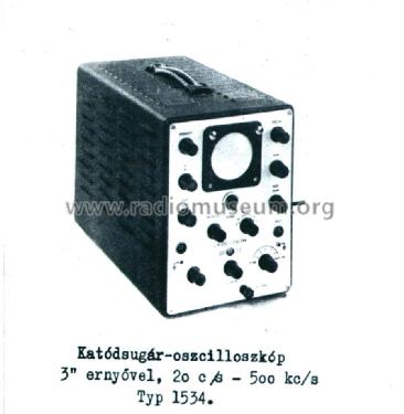 AF oszcillograf 1534; EMG, Orion-EMG, (ID = 2088705) Equipment