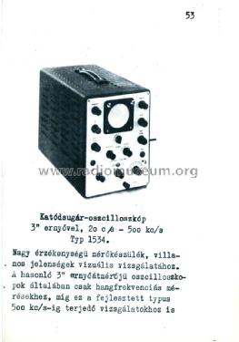 AF oszcillograf 1534; EMG, Orion-EMG, (ID = 2088706) Equipment