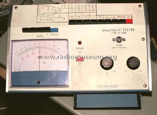 Analog IC Tester 19620 / TR-9582; EMG, Orion-EMG, (ID = 1221113) Equipment