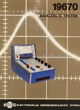 Analog IC Tester 19670 / TR9573; EMG, Orion-EMG, (ID = 910704) Equipment