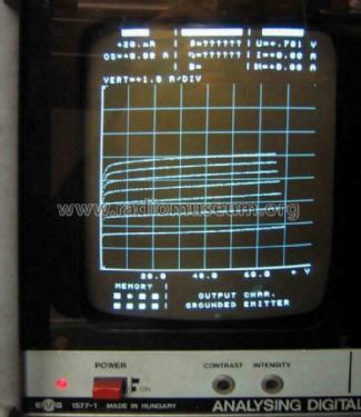 Analysing Digital Storage Characteriscope System TR-4807-1; EMG, Orion-EMG, (ID = 794480) Ausrüstung