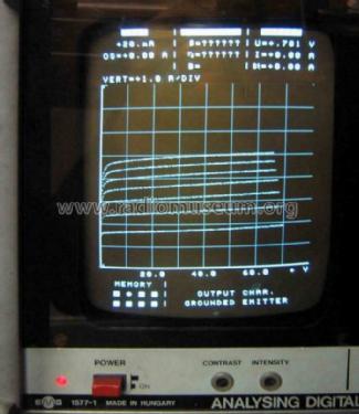 Analysing Digital Storage Characteriscope System TR-4807-1; EMG, Orion-EMG, (ID = 794480) Equipment